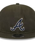 New Era Atlanta Braves Waxed Canvas Retro Crown 9FIFTY Adjustable Cap