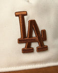 New Era LA Dodgers MLB Suede Visor 9FIFTY A-Frame Strapback Cap