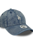 New Era LA Dodgers Womens MLB Denim Blue 9TWENTY Adjustable Cap