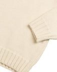Arte Antwerp Football Knit Polo Sweater - Cream