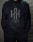 Artistic Hue - Big Logo Hoodie - Black
