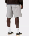 Carhartt Chase Sweat Short "Dark Grey Heather Gold"