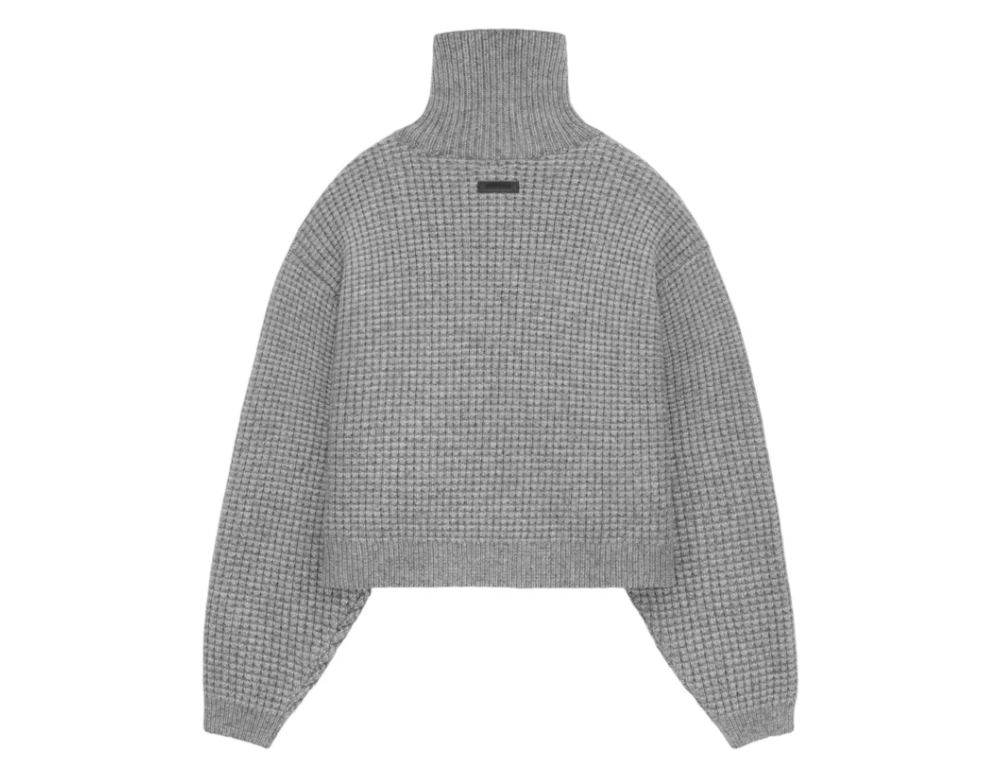 Fear of God Essentials - Womens Waffle Turtleneck "Dark Heather"