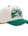 Represent - Raceway Cap Antique White Forest Green