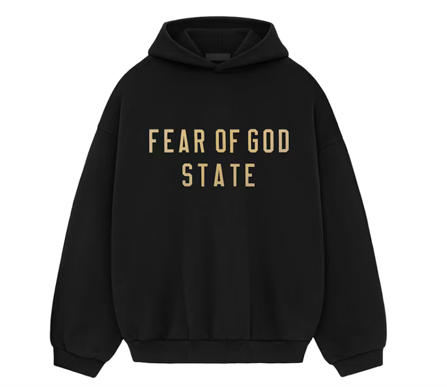 Fear of God Essentials - Fleece Hoodie Black