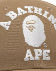 A Bathing Ape x New Era Low Profile 59FIFTY Fitted Cap Beige