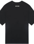 FEAR OF GOD ESSENTIALS 3D Silicon Applique Boxy T-Shirt - Black