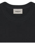 FEAR OF GOD ESSENTIALS 3D Silicon Applique Boxy T-Shirt - Black