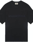 FEAR OF GOD ESSENTIALS 3D Silicon Applique Boxy T-Shirt - Black