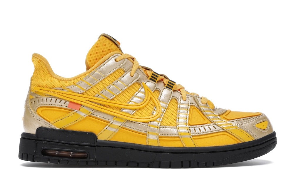 Nike X Off-White Rubber Dunk &quot;University Gold&quot;